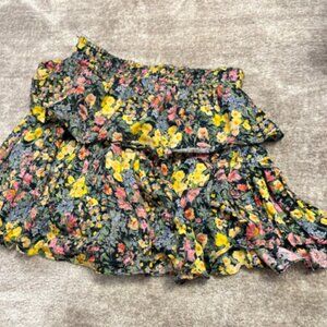 Love Shack Fancy Floral Mini Skirt